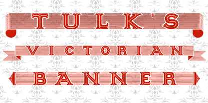 Tulk's Victorian Banner Font Poster 1
