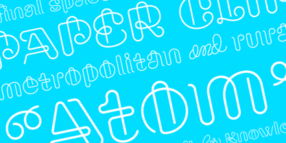 Clip Font Poster 1