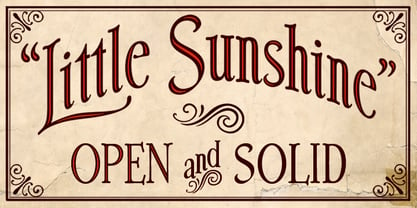 Little Sunshine Font Poster 1