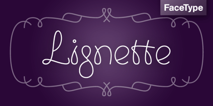 Lignette Font Poster 1