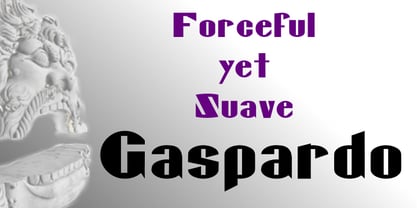 Gaspardo Font Poster 1