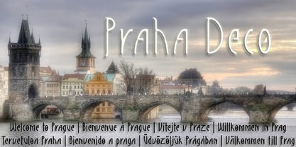 Praha Deco Fuente Póster 1