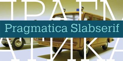 Pragmatica Slab Serif Fuente Póster 3