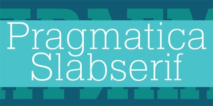 Pragmatica Slab Serif Font Poster 4