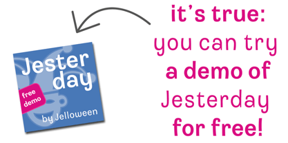 Jesterday Font Poster 2