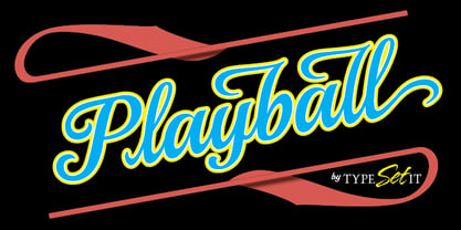 Playball Pro Font Poster 10