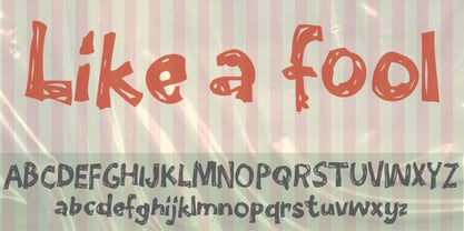 Like A Fool Font Poster 1