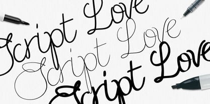 Script Love Fuente Póster 1