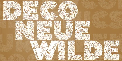 Deco Neue Wilde Font Poster 1