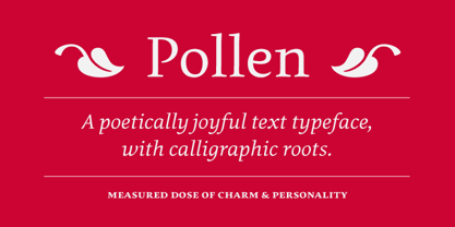 Pollen Font Poster 3