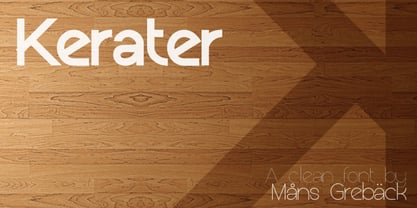 Kerater Font Poster 2