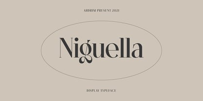 Niguella Font Poster 1