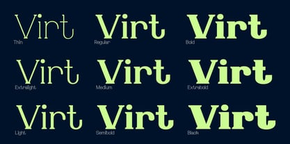 Virtue Serif Font Poster 4