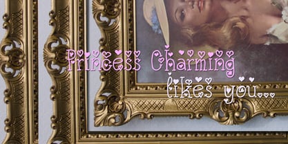 Prince And Princess Charming Font Poster 3