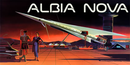Albia Nova Font Poster 2
