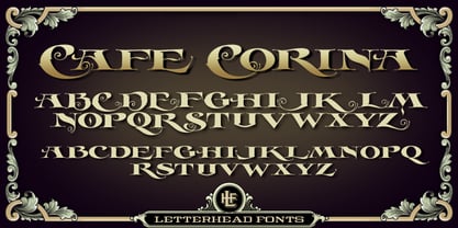 LHF Cafe Corina Font Poster 1