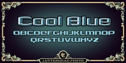 LHF Cool Blue Font Poster 1
