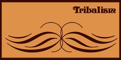 Tribalism Font Poster 1