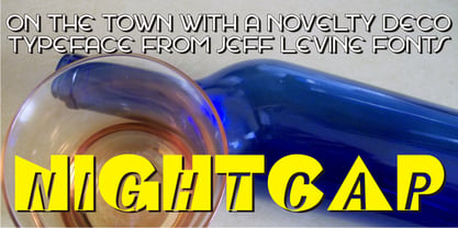 Nightcap JNL Font Poster 1