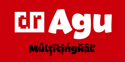 DR Agu Font Poster 1