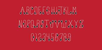 Giglio Rosso Font Poster 1