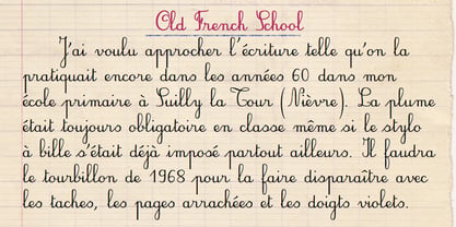Old French School Font Poster 2
