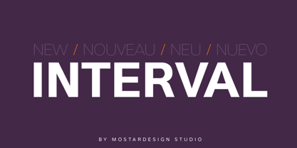 Interval Sans Pro Font Poster 4