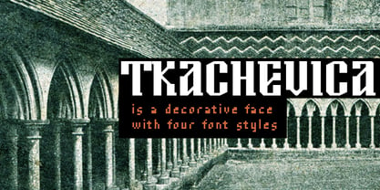 Tkachevica Font Poster 1