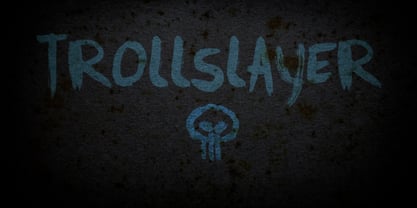 Trollslayer Font Poster 2