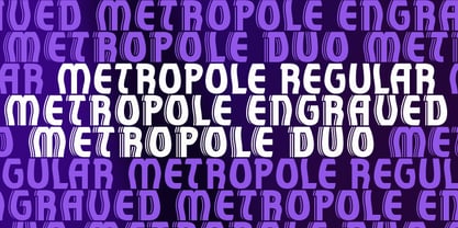 Metropole Font Poster 2