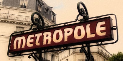 Metropole Font Poster 7
