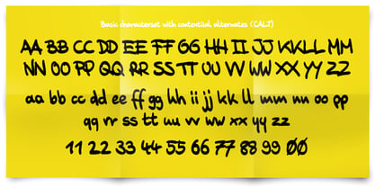 XXII Marker Font Poster 3