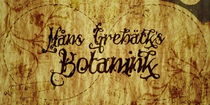 Botanink Font Poster 1