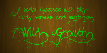 Wild Growth Font Poster 1