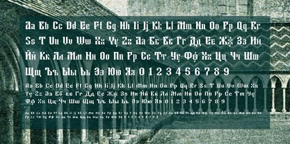 Tkachevica Font Poster 2