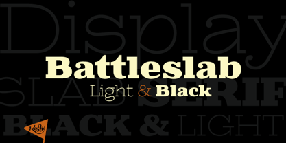 Battleslab Font Poster 1