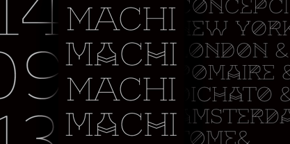 Machi Font Poster 1