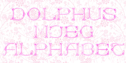 Dolphus-Mieg Alphabet Fuente Póster 1