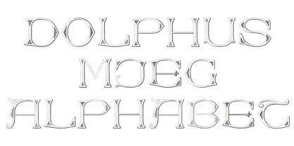 Alphabet Dolphus-Mieg Police Poster 2