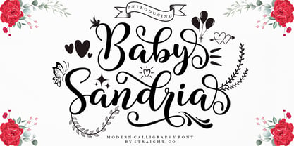 Baby Sandria Font Poster 1