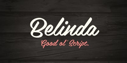 Belinda Font Poster 1