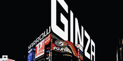 Ginza Narrow Font Poster 1
