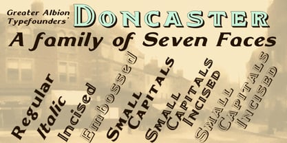 Doncaster Font Poster 1