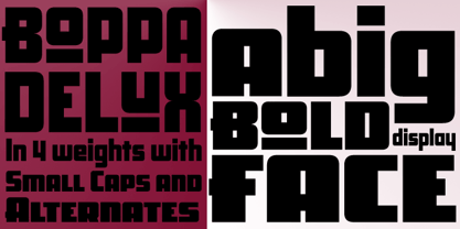 Boppa Delux Font Poster 1