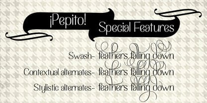 Pepito Font Poster 2