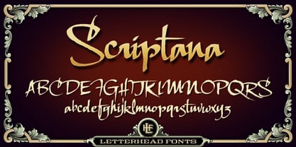 LHF Scriptana Font Poster 1