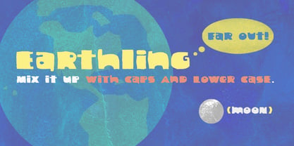 Earthling Font Poster 1