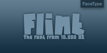 Flint Font Poster 1