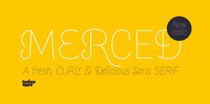 Merced Font Poster 2