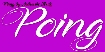 Poing Font Poster 1